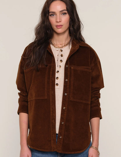TILLY OVERSIZED CORD SHIRT