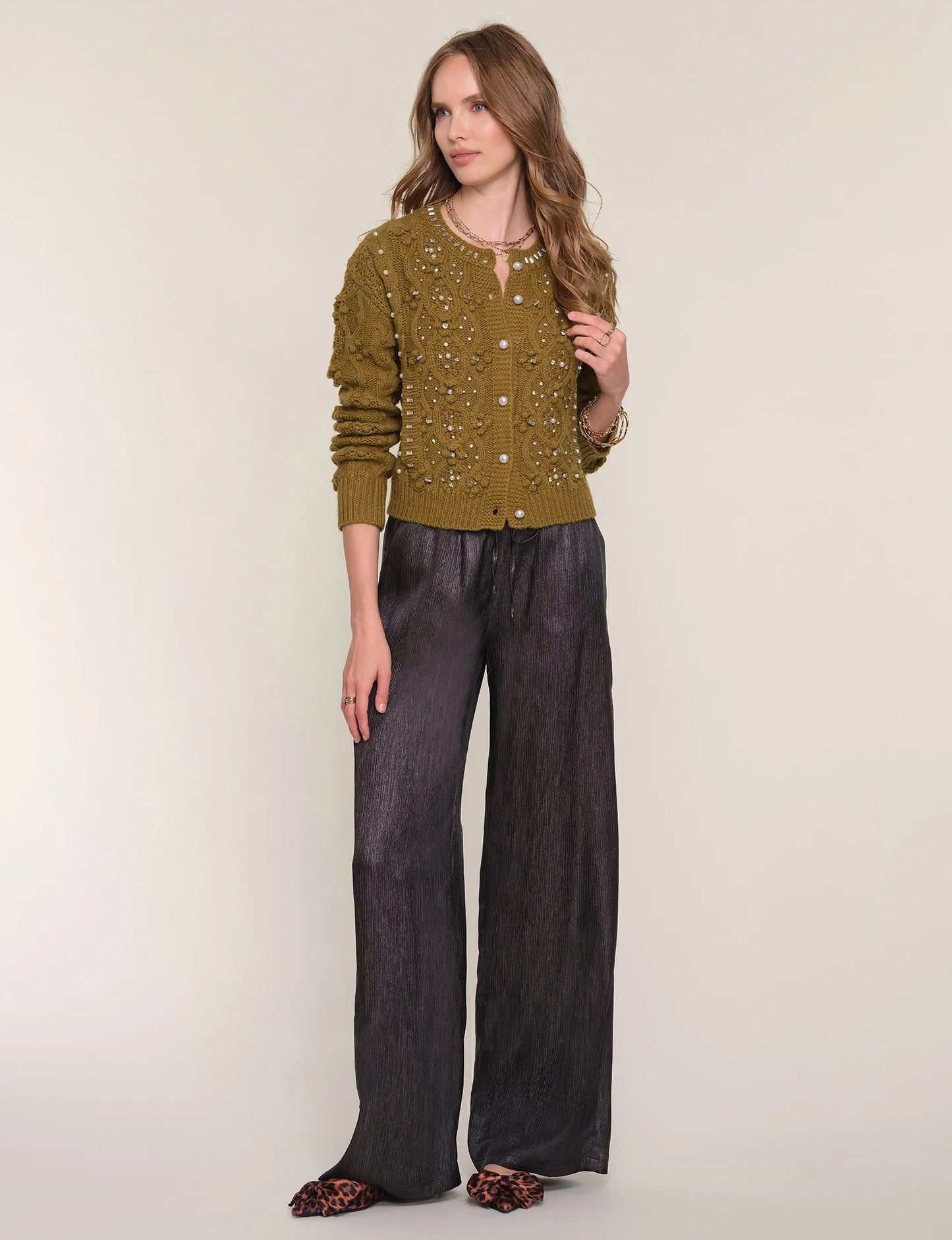 KESSY SILKY DRAWSTRING PANT
