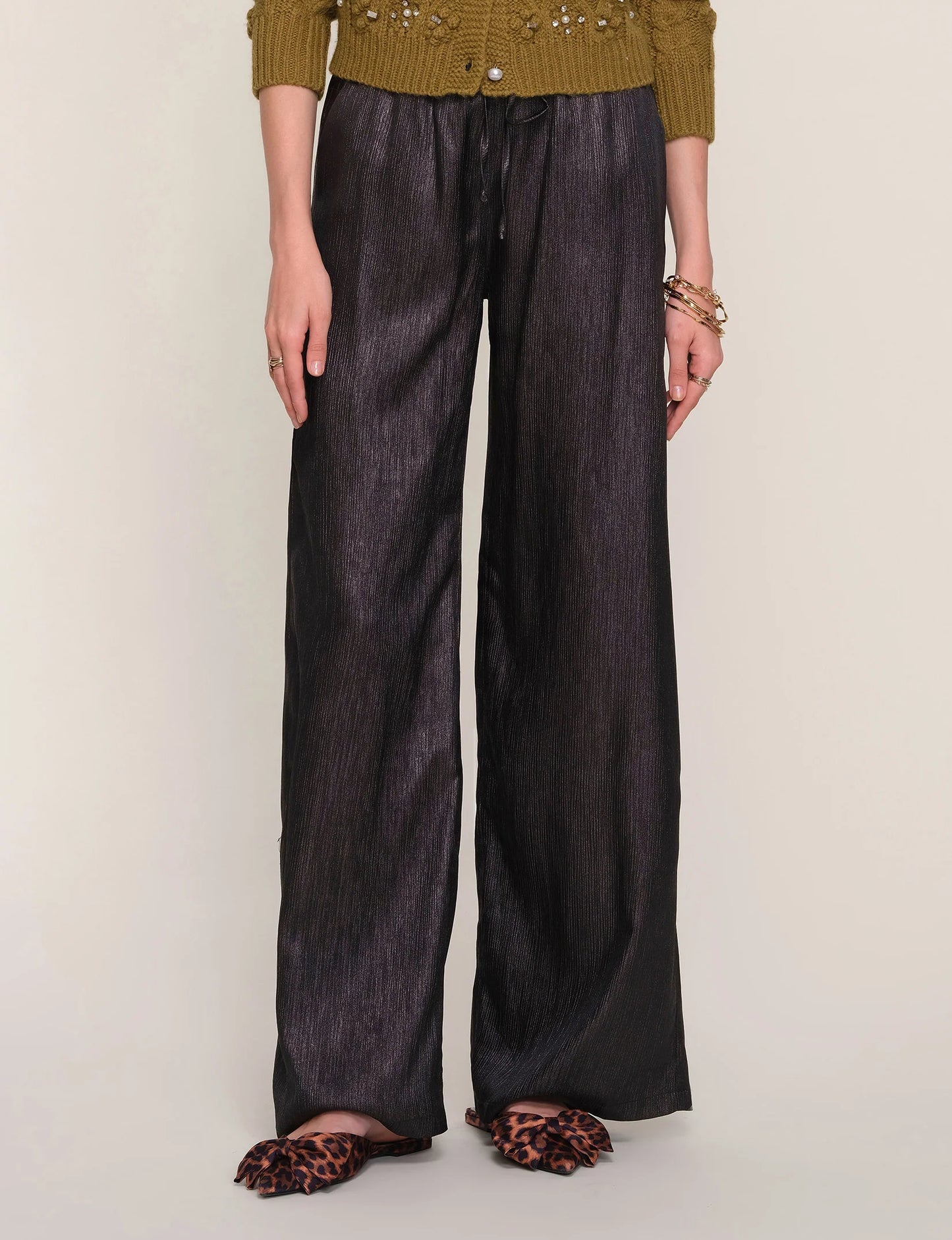 KESSY SILKY DRAWSTRING PANT