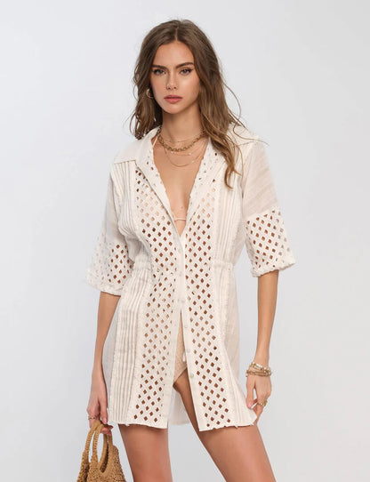 CYBIL EYELET COVER UP