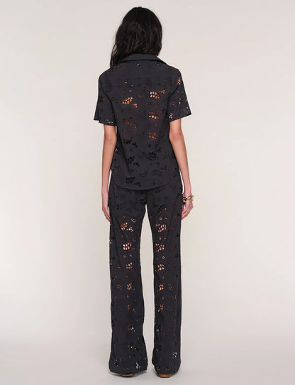 THE ROSIE EYELET BUTTON FRONT SHIRT
