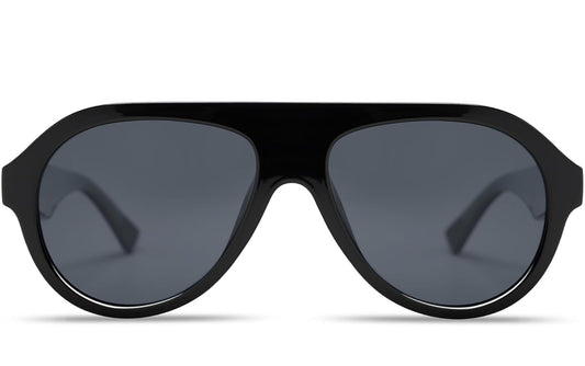 RETRO AVIATOR BLACK SUNNIES