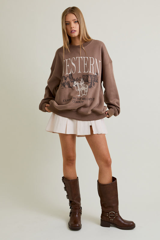 WESTERN COWBOY RODEO SWEATSHIRT