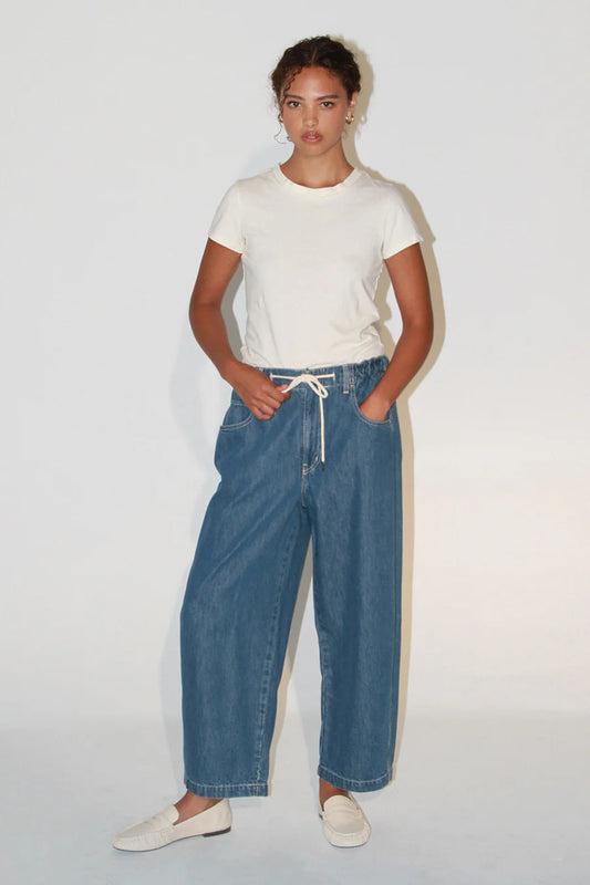 JACKSON DENIM BARREL PANT