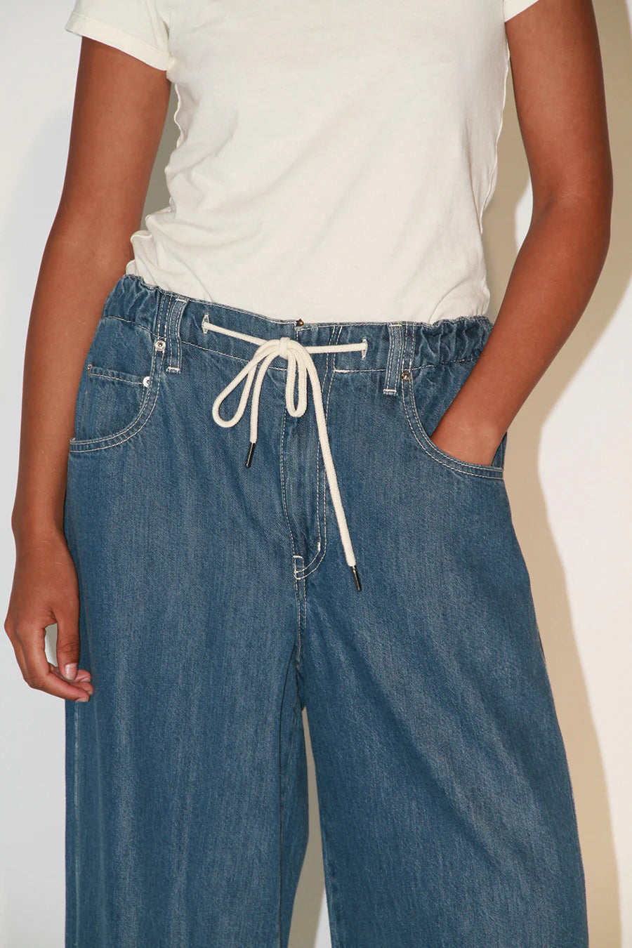 JACKSON DENIM BARREL PANT