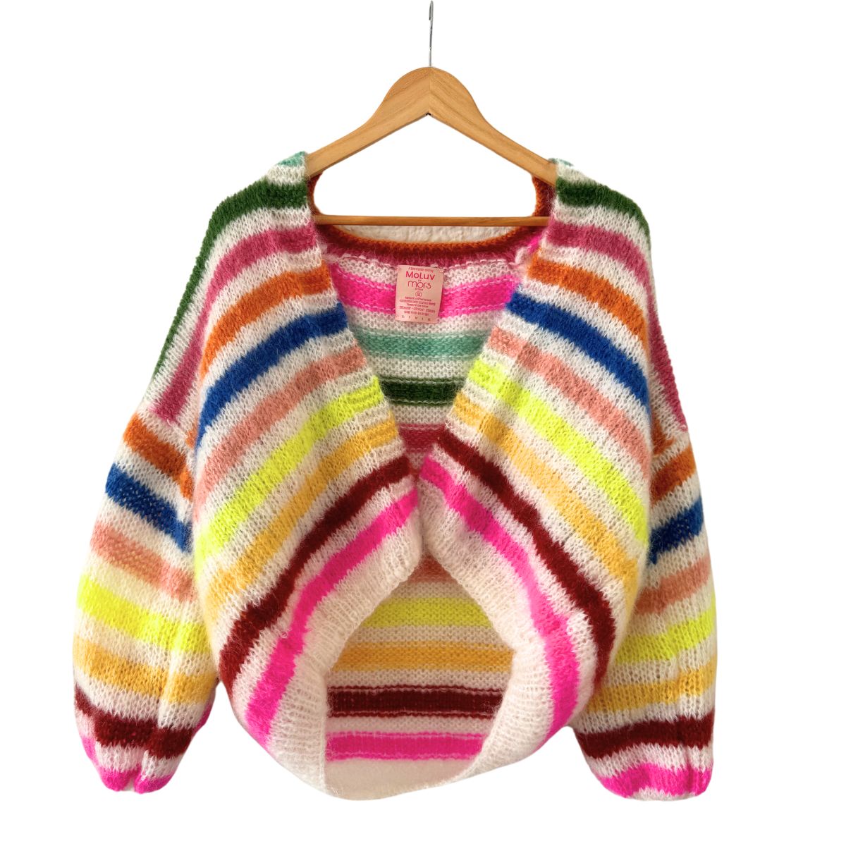 JELLI TOTS HANDMADE MOHAIR KNITTED CARDIGAN