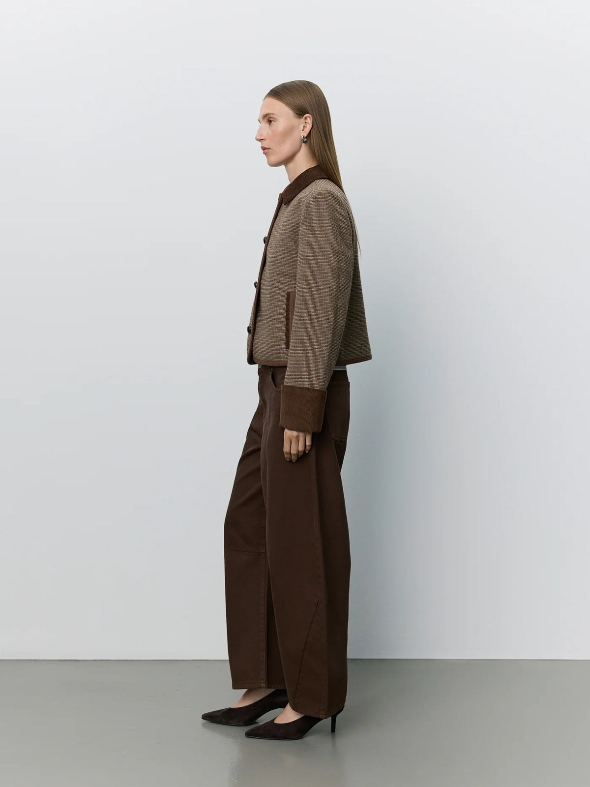 KAMIKKASW SHORT TWEED JACKET