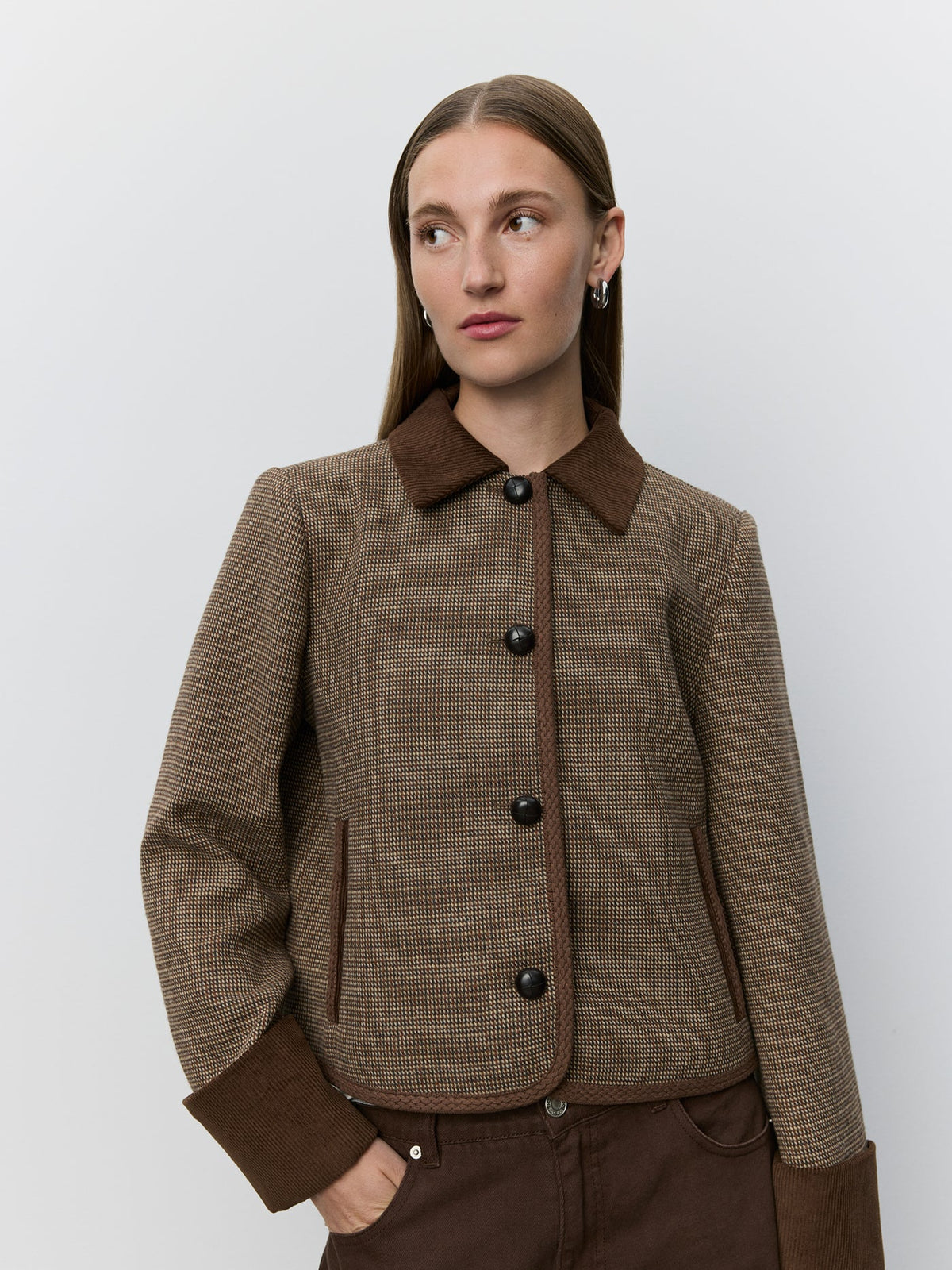 KAMIKKASW SHORT TWEED JACKET