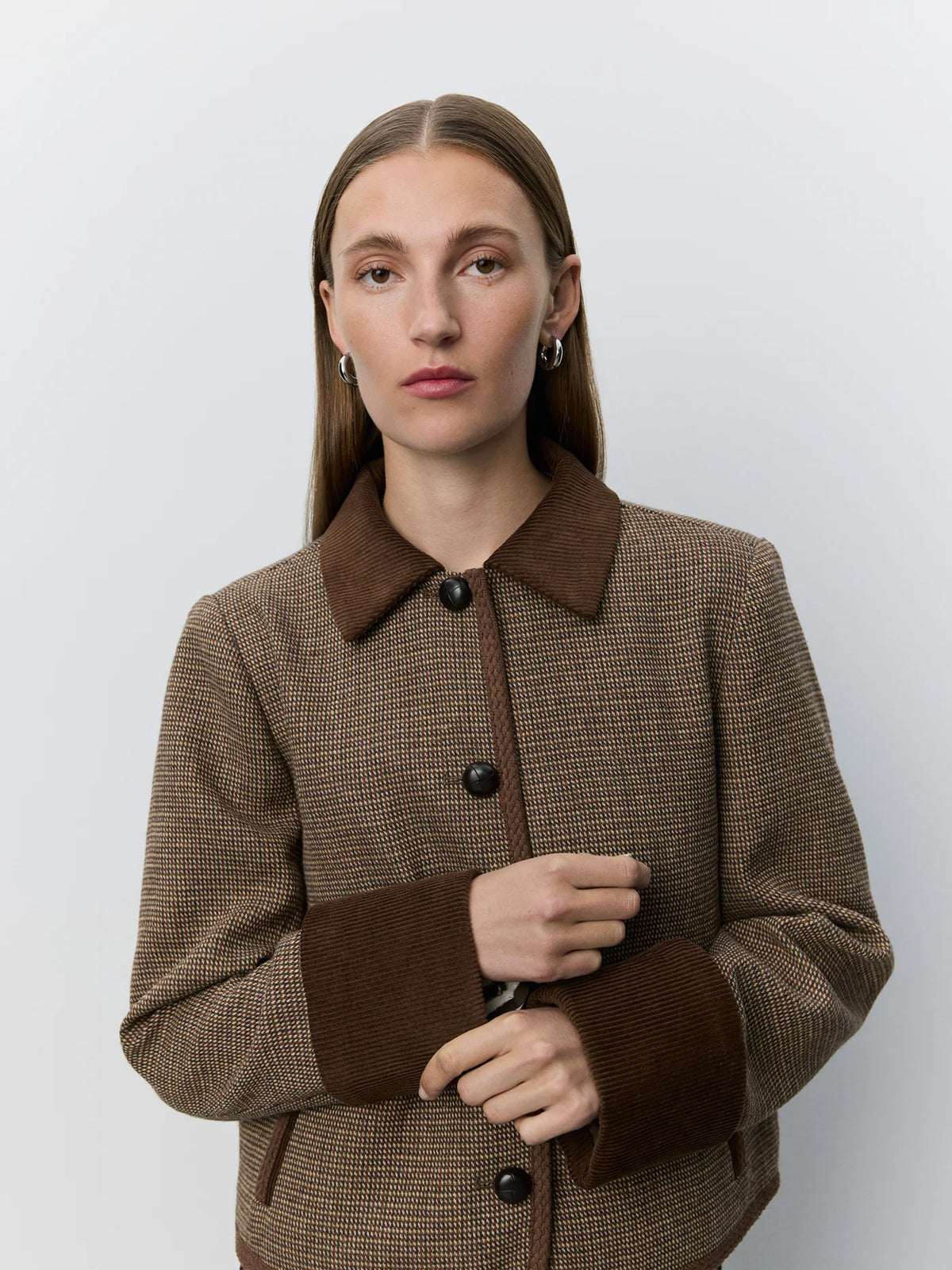 KAMIKKASW SHORT TWEED JACKET