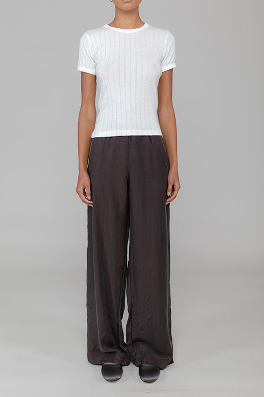 POINTELLE SLIM FIT TEE