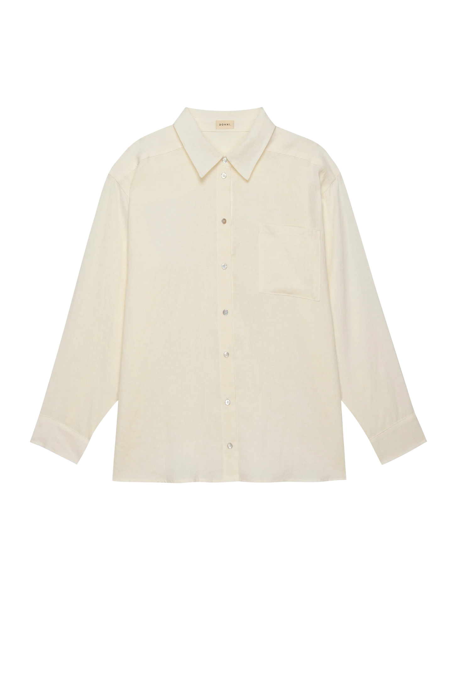 CRÈME LINEN RELAXED SHIRT