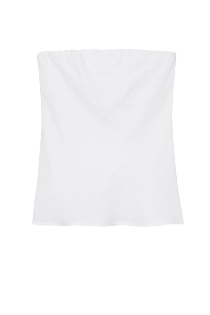 POWDER LINEN TUBE TOP