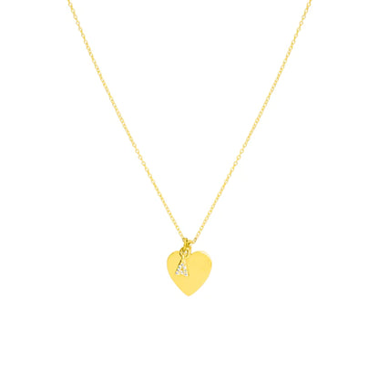 LOVE TOKEN INITIAL NECKLACE