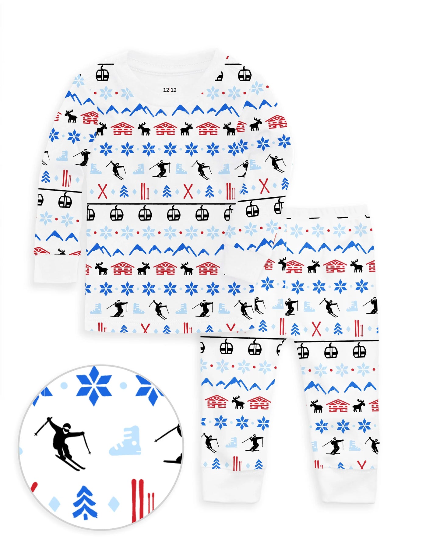 ALPINE SKI LONG SLEEVE KIDS PJ SET