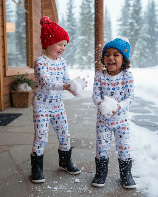 ALPINE SKI LONG SLEEVE KIDS PJ SET