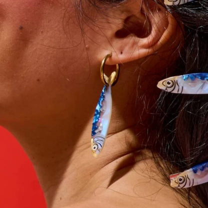 SARDINE TIN CAN EARRINGS