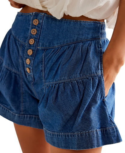 FLEUR DENIM SHORT