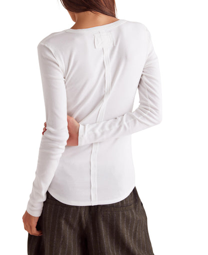 JAMIE RIB LONG SLEEVE HENLEY