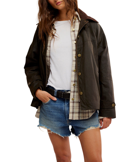 CORI WAXED BARN JACKET