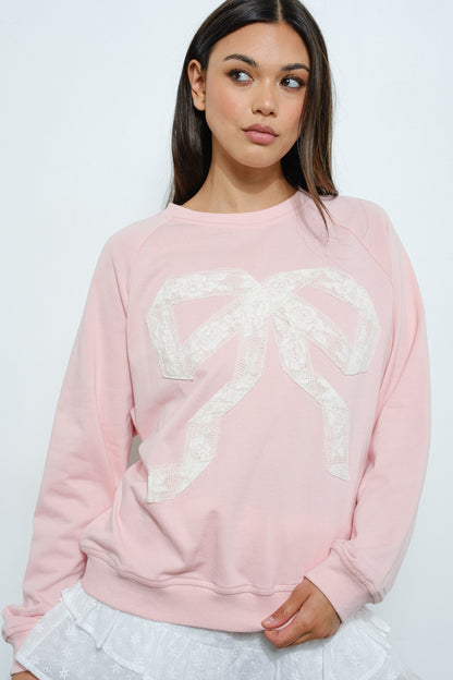 BOW SWEATSHIRT