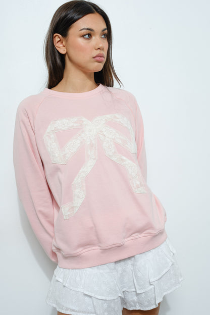 BOW SWEATSHIRT