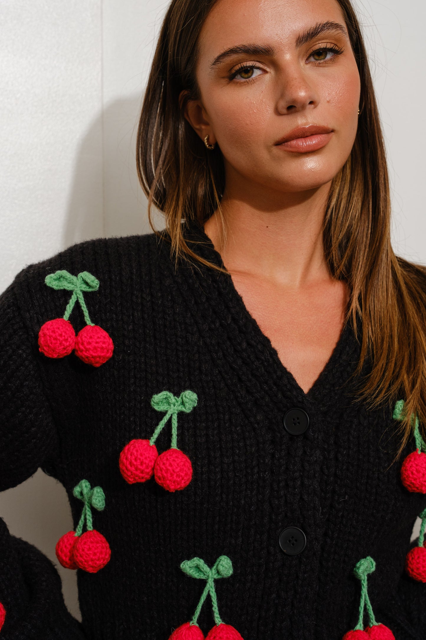 CHERRY CROP CARDIGAN