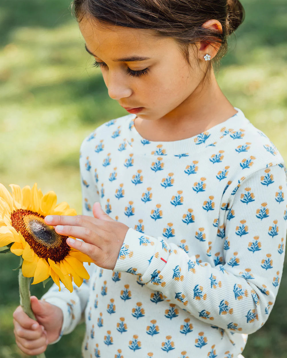 MARIGOLD RIB LONG SLEEVE KIDS PJ SET