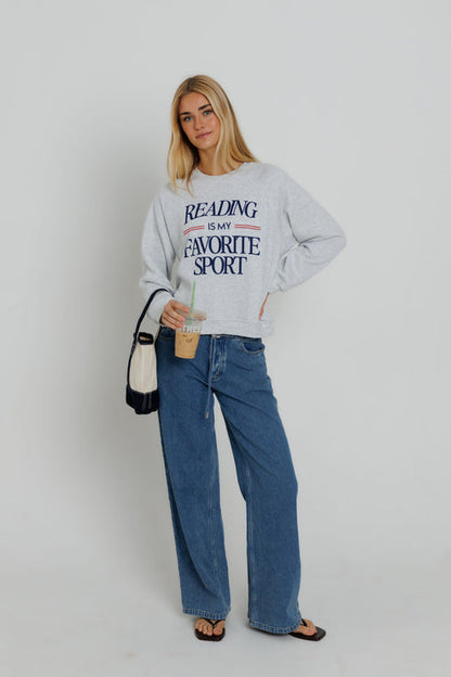 READING BOOKS IS MY FAVORITE SPORT SWEATSHIRT