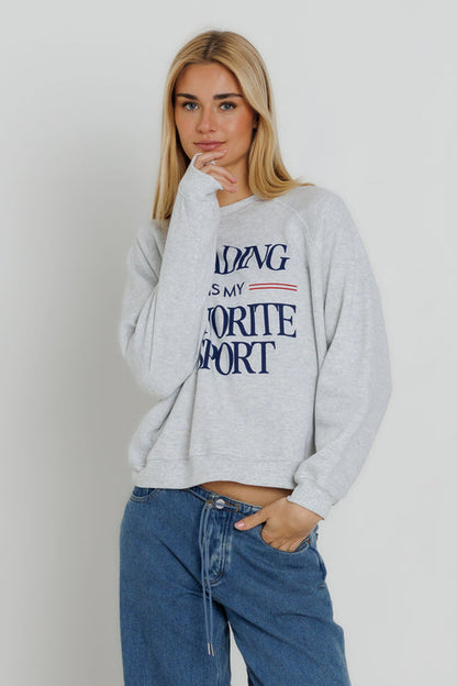 READING BOOKS IS MY FAVORITE SPORT SWEATSHIRT