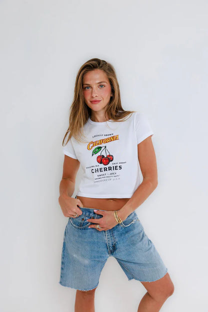 CHERRIES TINY TEE