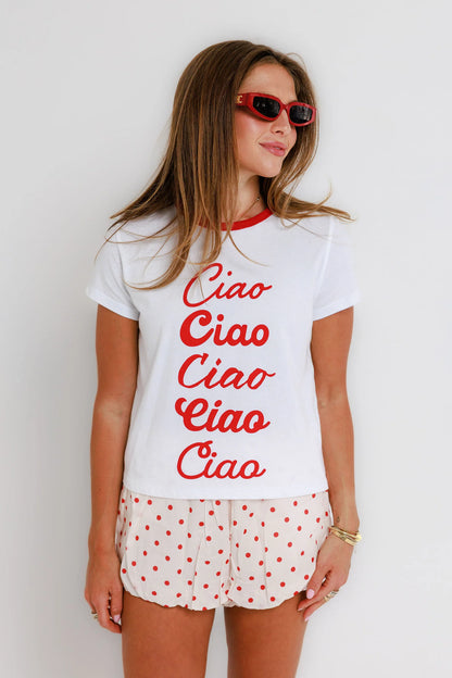 CIAO CIAO RINGER TEE