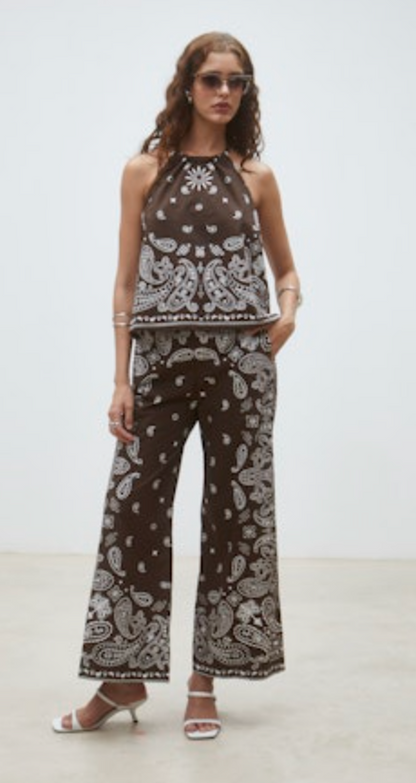 JESSY BANDANA WIDE LEG PANT