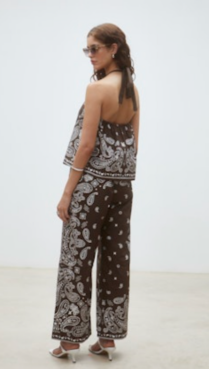 JESSY BANDANA WIDE LEG PANT