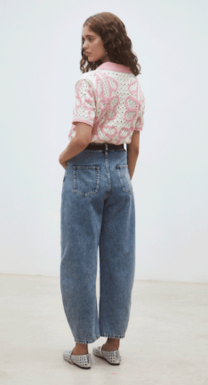 GAVRILI CROCHET TWO TONE SS POLO