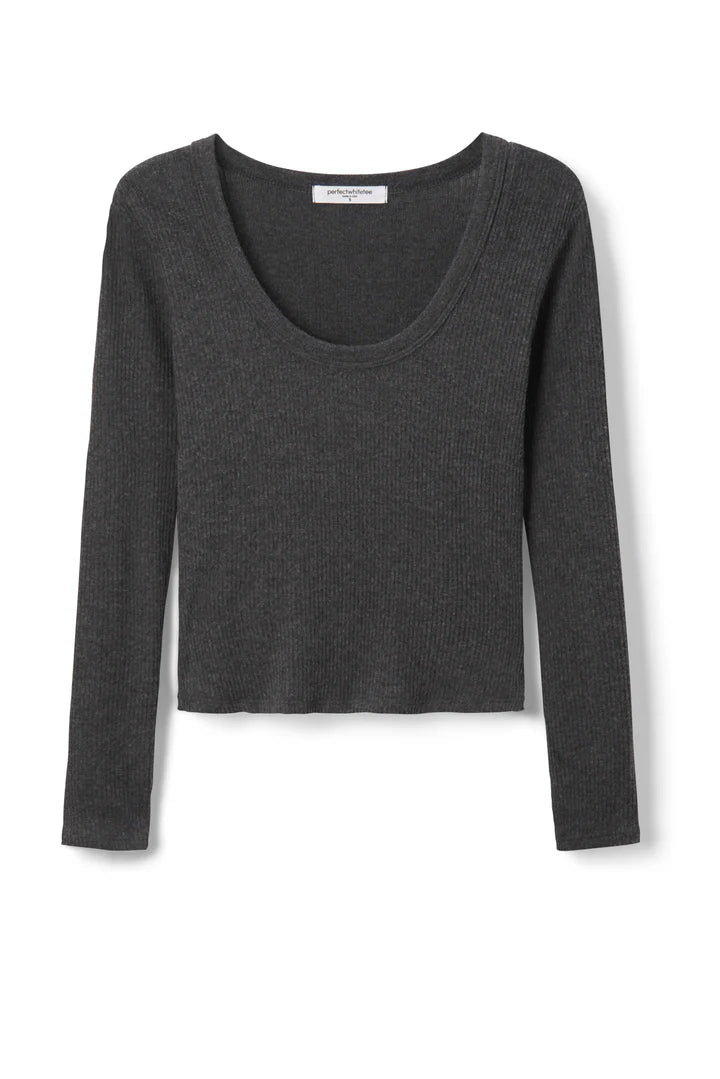 JOSIE SWEATER RIB U NECK