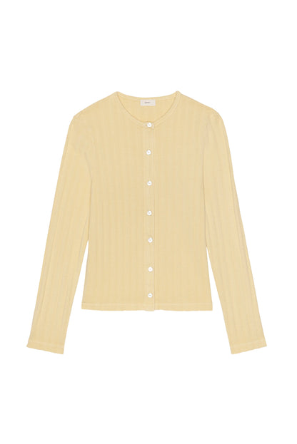 THE VARIED RIB CARDIGAN
