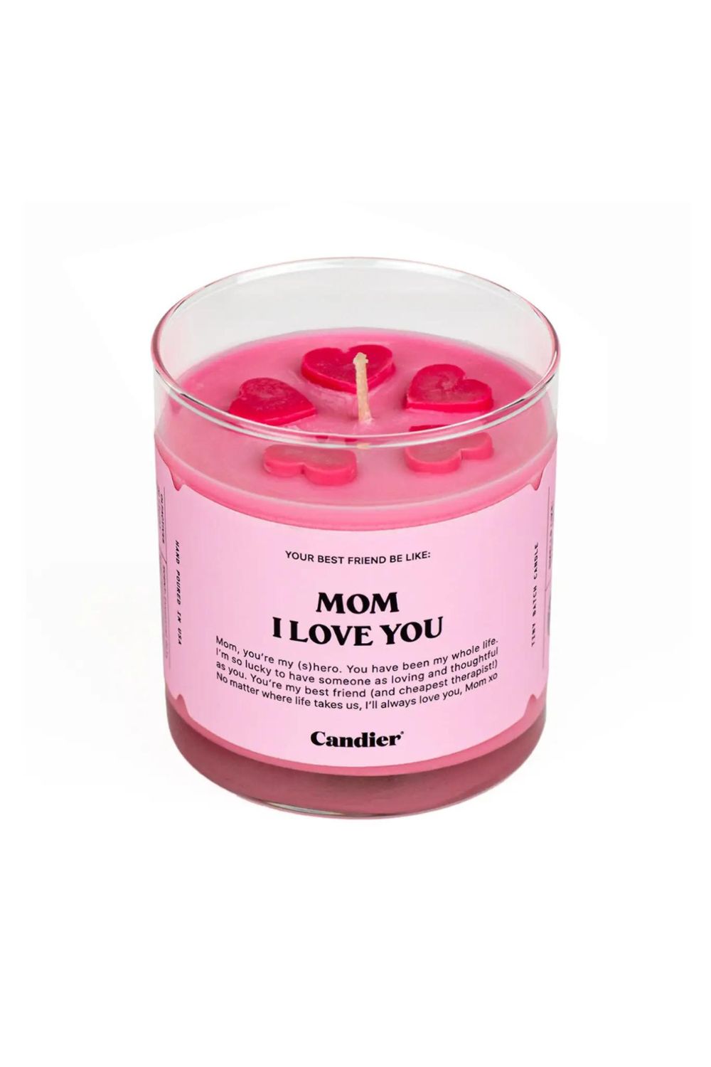 LOVE YOU MOM, CANDLE