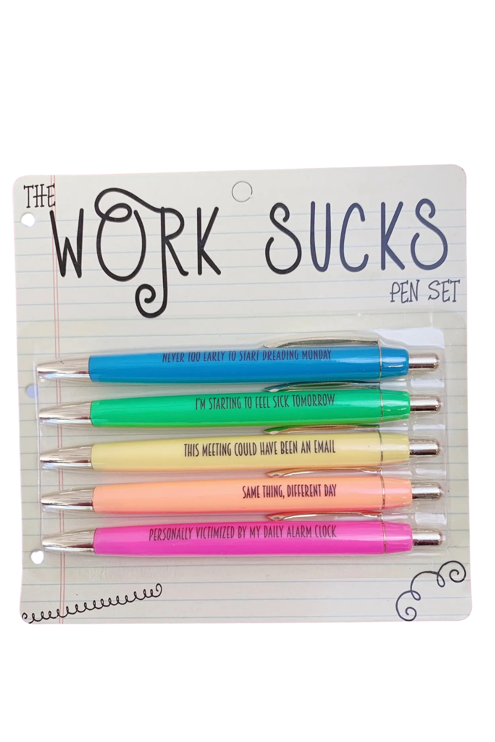 WORK SUCKS PEN SET