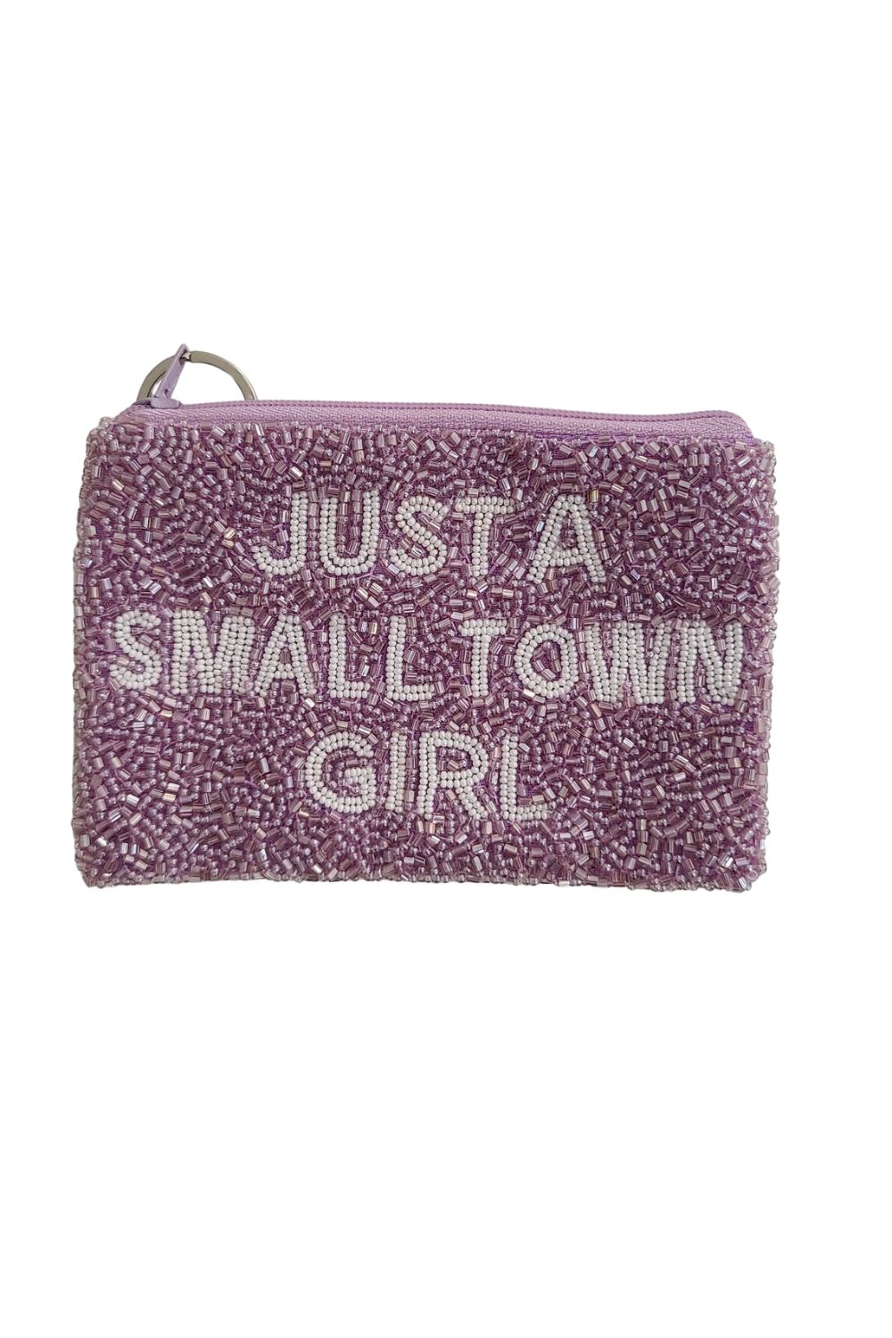 JUST A SMALL TOWN GIRL KEYCHAIN WALLET