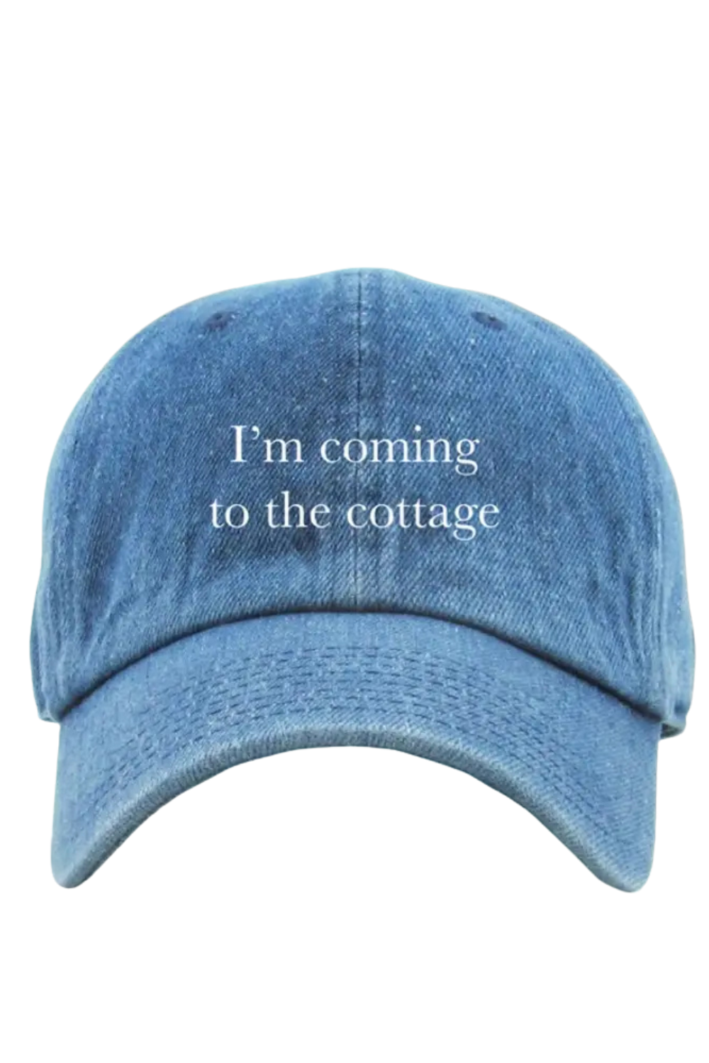 I'M COMING TO THE COTTAGE BASEBALL HAT