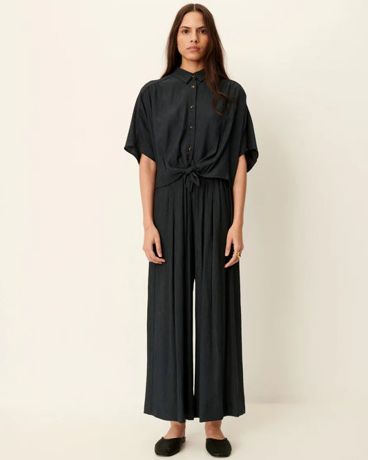 ISLA MINIMA TEXTURED WIDE LEG PANT