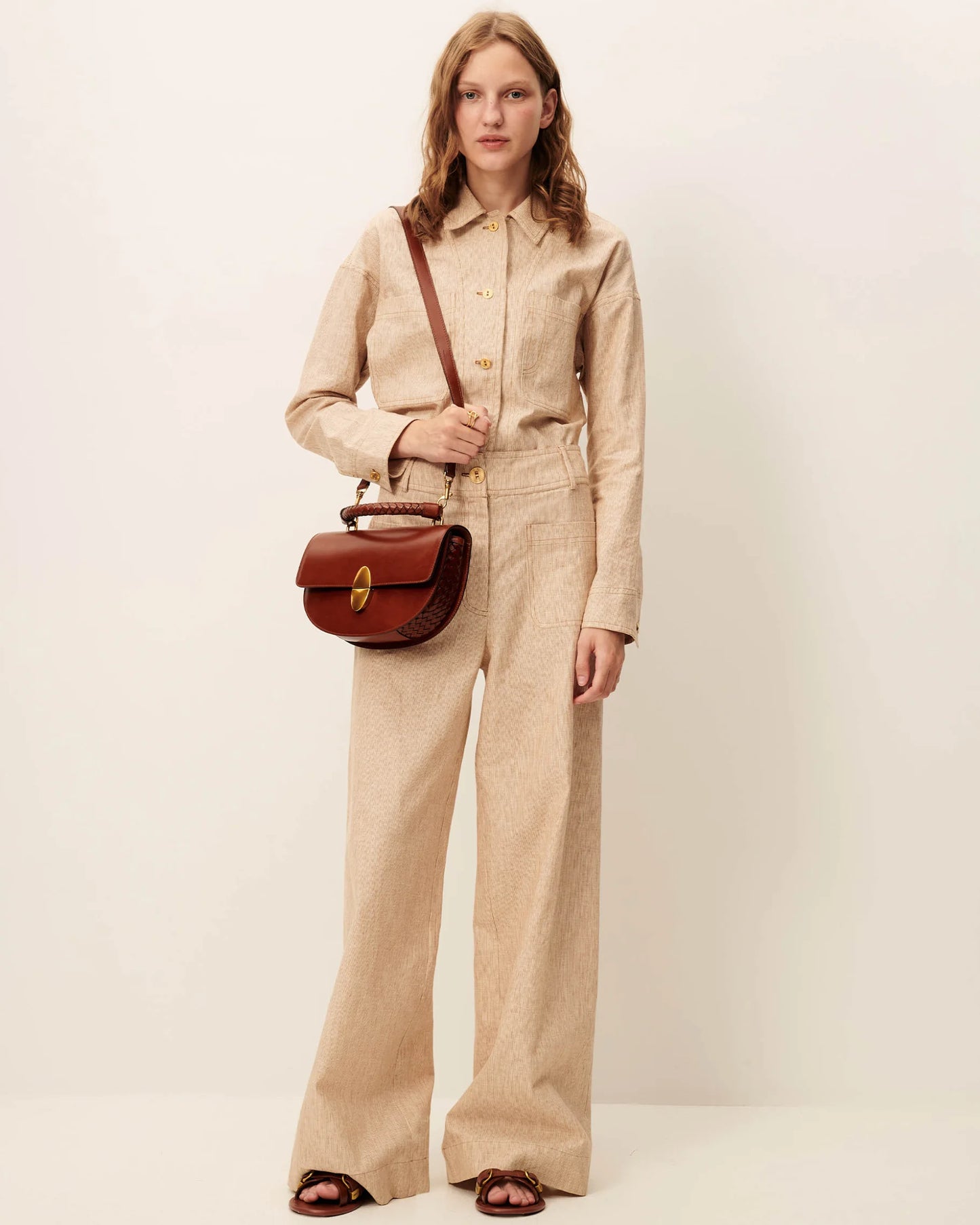 MANHATTI PINSTRIPE PANT