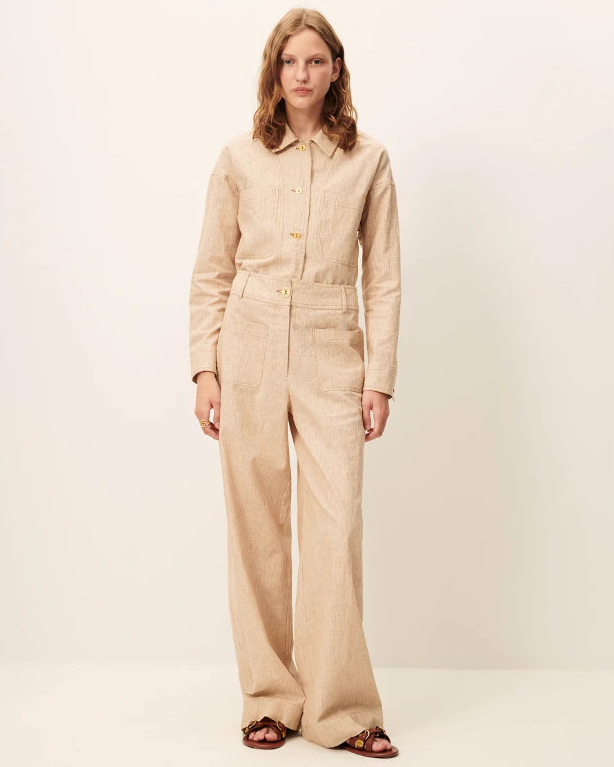 MANHATTI PINSTRIPE PANT