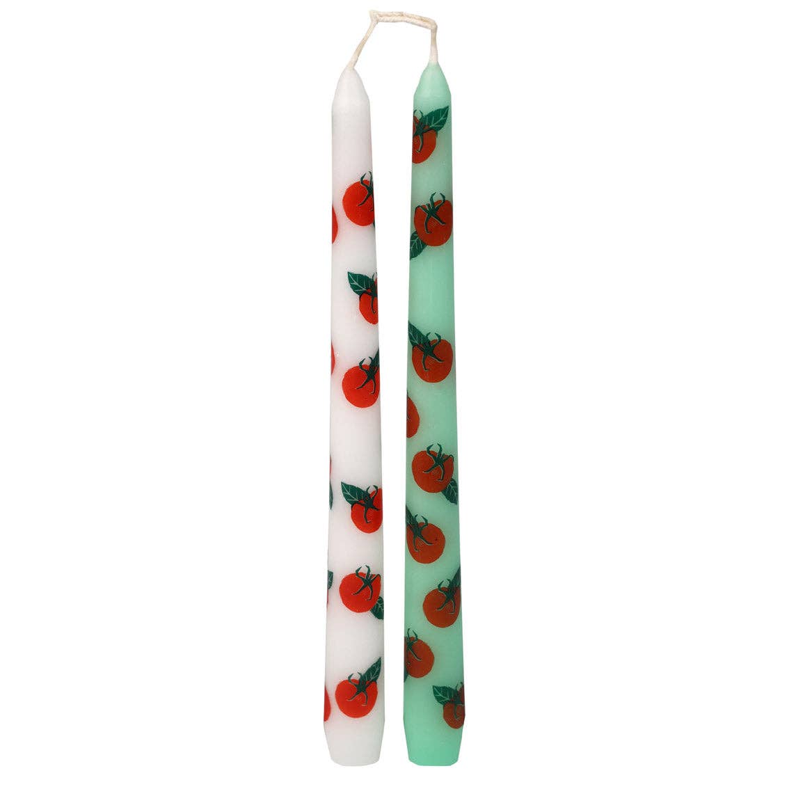 TOMATO TAPER CANDLES 2 PACK