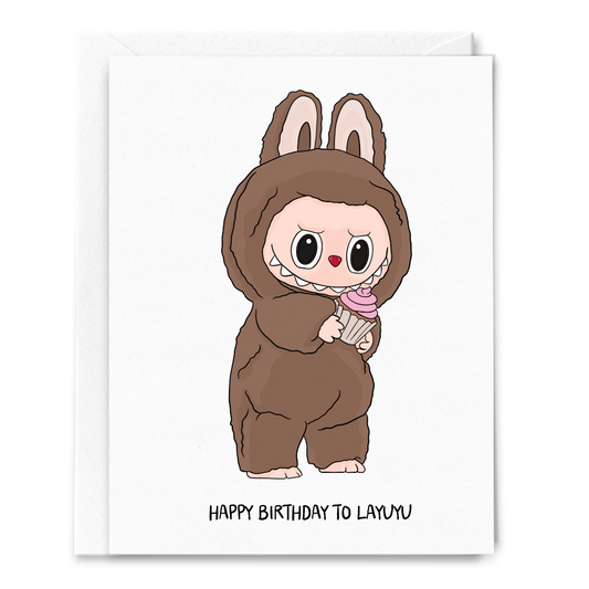 HAPPY BIRTHDAY TO LAYUYU BIRTHDAY CARD