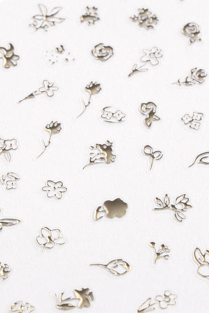 GOLD FOIL NAIL STICKERS
