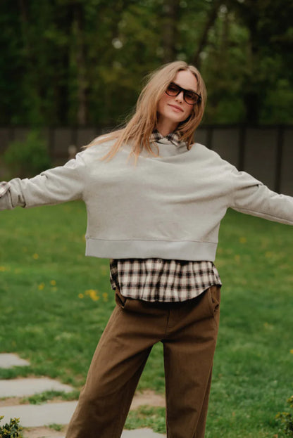 ARDEN FT MOCK NECK SWEATSHIRT