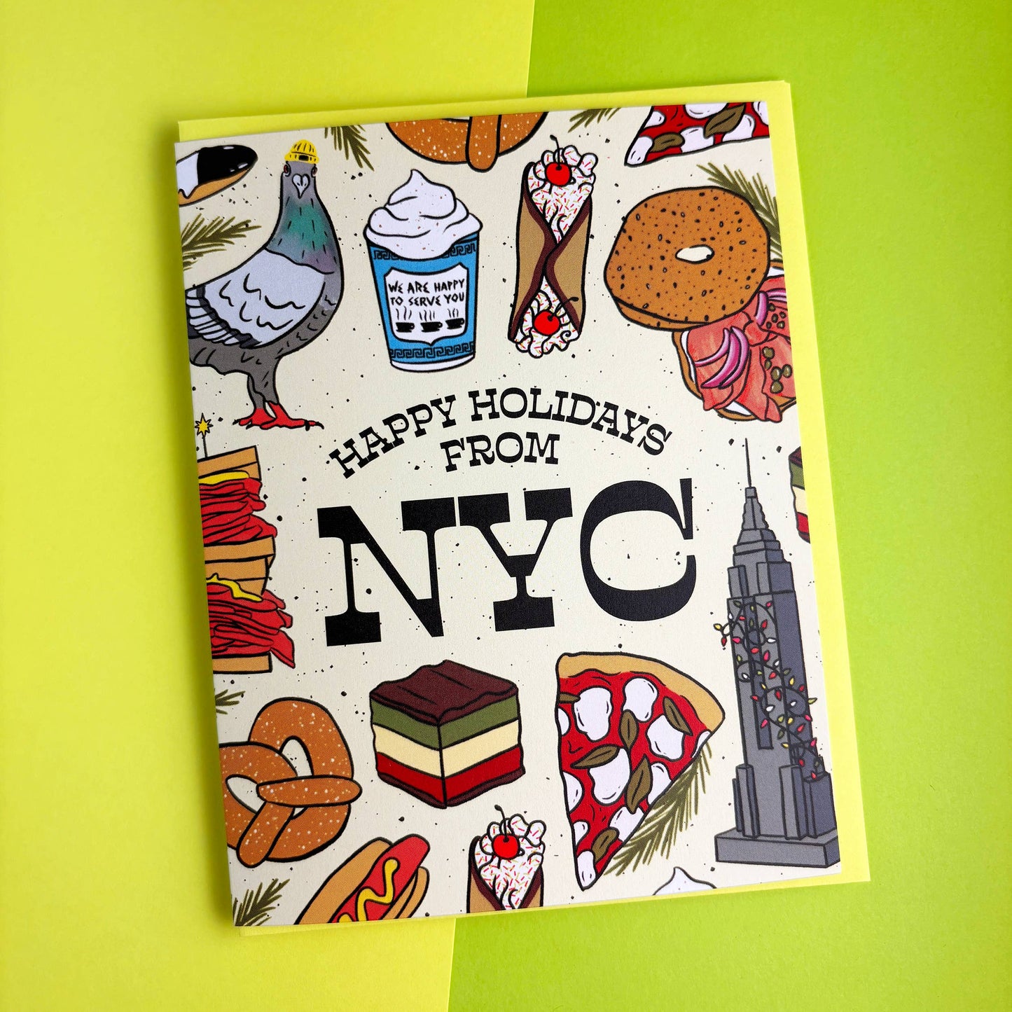 Happy Holidays from New York Card