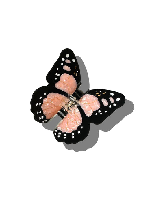 BUTTERFLY HAND PAINTED CLAW CLIP