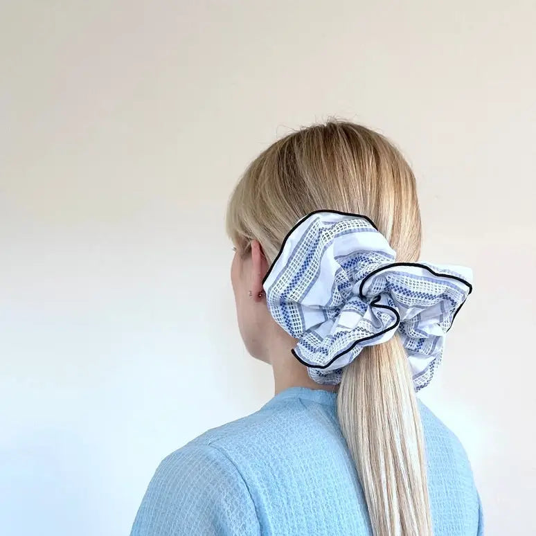 Embroidered Giant Scrunchie